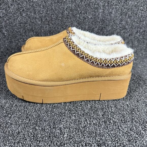 Rock And Candy By Zigi Tan Brown Slip On Platform Clog Size 7.5 - Picture 3 of 7